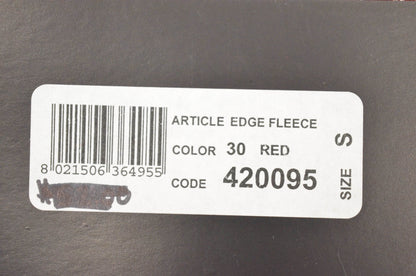 Alpinestars 420095 Red Small Zip Up Hoodie NOS