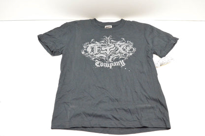 Fox 49689-001-010 Boys Stealer Short Sleeve Black Kids Medium Tee NOS