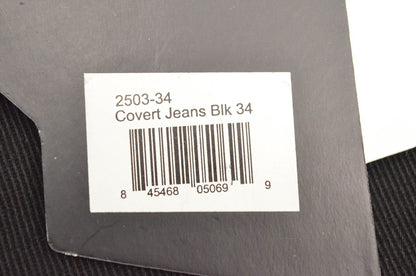 Scorpion 2503-34 Covert Black Jeans Size 34 NOS