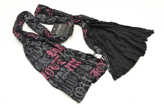 Fox 57251-001-000 Girls Tre Chic Black Scarf NOS