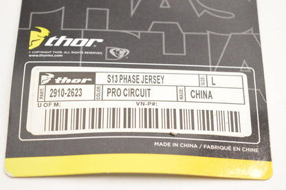 Thor 2910-2623 S13 Phase Pro Circuit Large Jersey NOS