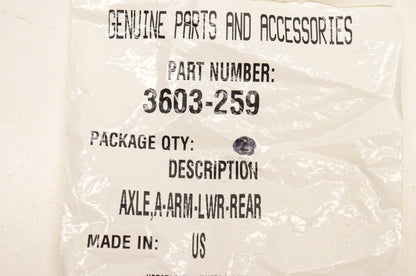 New OEM Arctic Cat 3603-259 Lower Rear A Arm Axle NOS