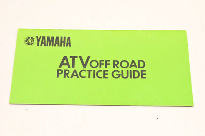 New OEM Yamaha LIT-11626-05-50 Tips For The ATV Rider Booklet NOS