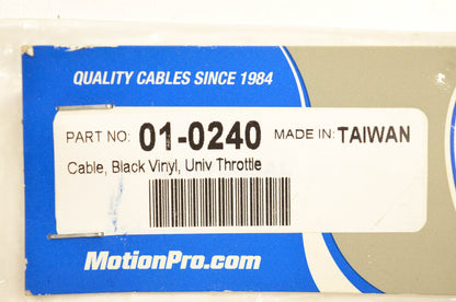 Motion Pro 01-0240 Universal Throttle Cable NOS