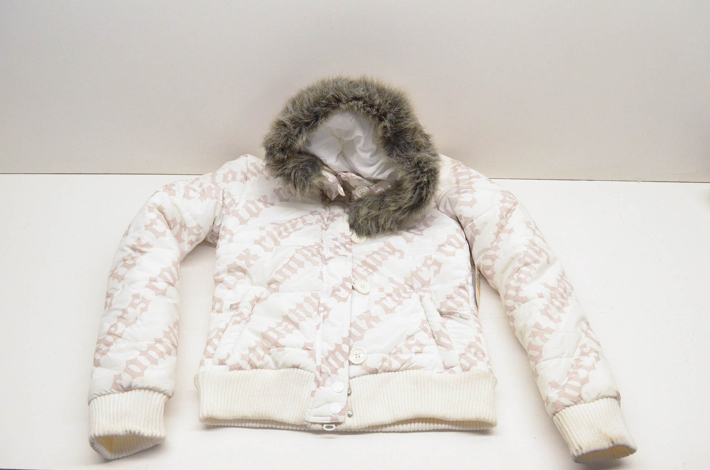 Fox 56102-244-003 Girl's Snow Bunny Jacket Small Off-White NOS