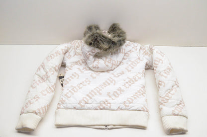 Fox 56102-244-003 Girl's Snow Bunny Jacket Small Off-White NOS