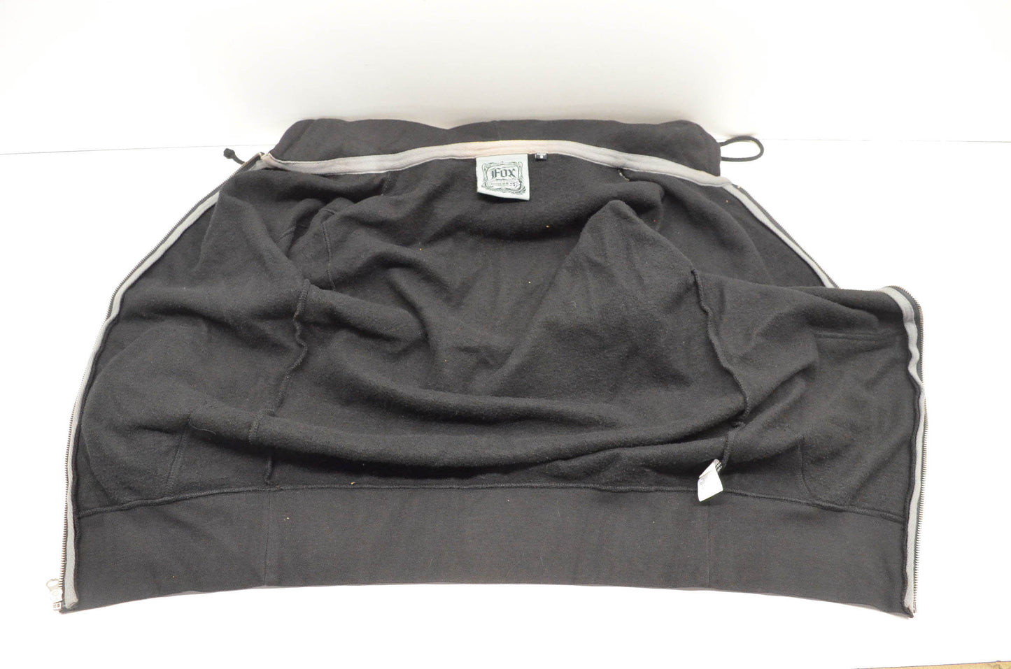 Fox 45527-001-003 Edge Zip-Up Small Black Hoodie NOS