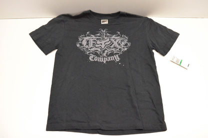 Fox 49689-001-011 Boy's Stealer Short Sleeve Large Black Tee Shirt NOS