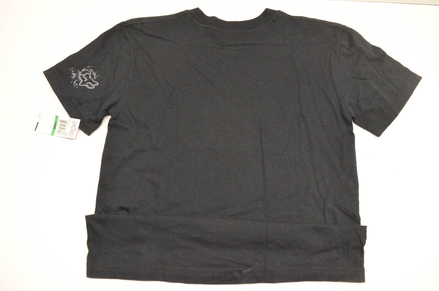 Fox 49689-001-011 Boy's Stealer Short Sleeve Large Black Tee Shirt NOS