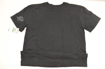 Fox 49689-001-011 Boy's Stealer Short Sleeve Large Black Tee Shirt NOS