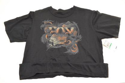 Fox 49617-001-011 Boy's Liquid Trance Short Sleeve Large Black Tee Shirt NOS