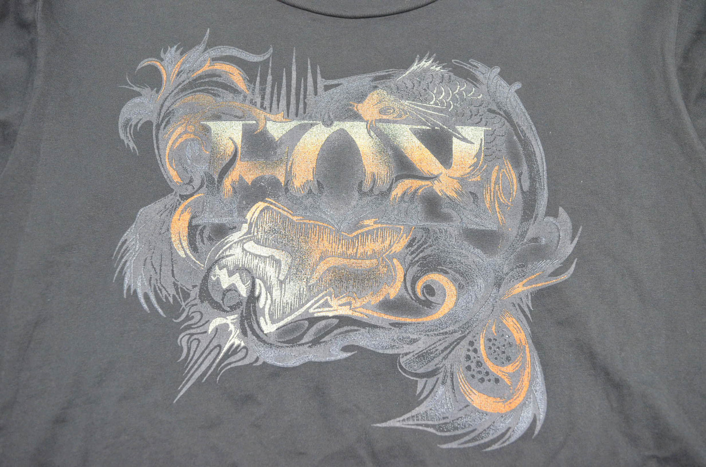Fox 49617-001-011 Boy's Liquid Trance Short Sleeve Large Black Tee Shirt NOS