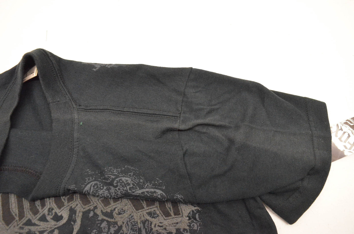 Fox 49644-001-003 Destroyed Short Sleeve Small Black Tee Shirt NOS