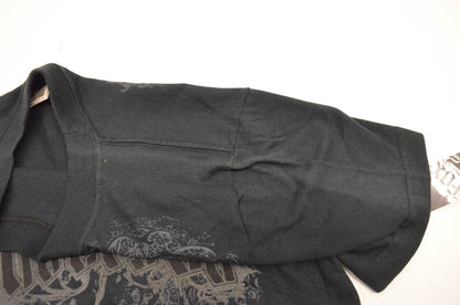 Fox 49644-001-003 Destroyed Short Sleeve Small Black Tee Shirt NOS