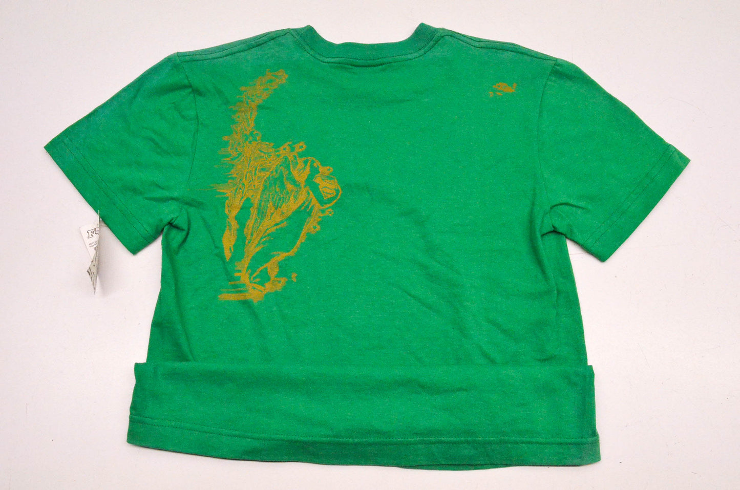 Fox 49701-004-010 Boy's Destroyed Short Sleeve Medium Green Tee Shirt NOS