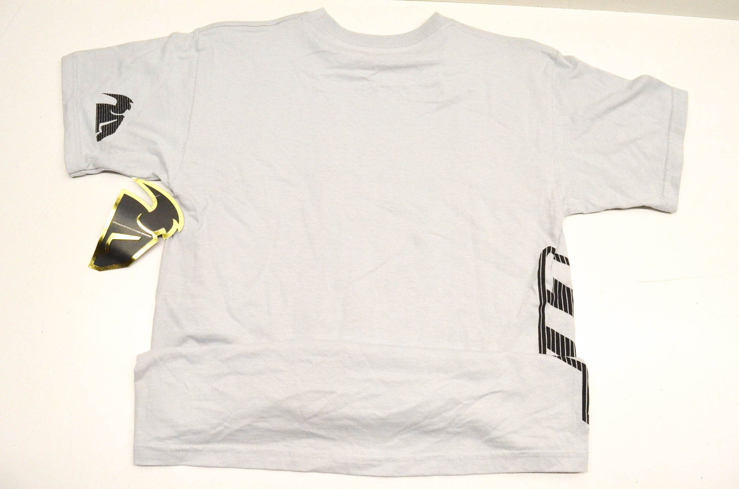 Thor 3030-2905 Side Logo Short Sleeve Small Grey Tee Shirt NOS
