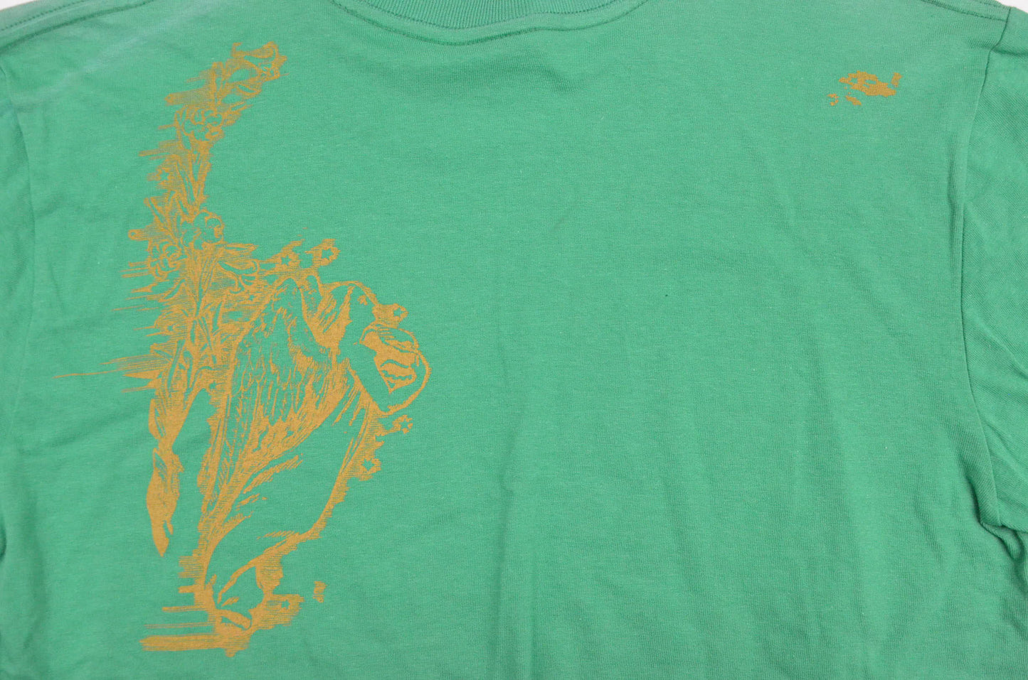 Fox 49701-004-012 Boy's Destroyed Short Sleeve Xlarge Green Tee Shirt NOS