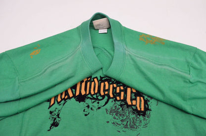 Fox 49701-004-012 Boy's Destroyed Short Sleeve Xlarge Green Tee Shirt NOS