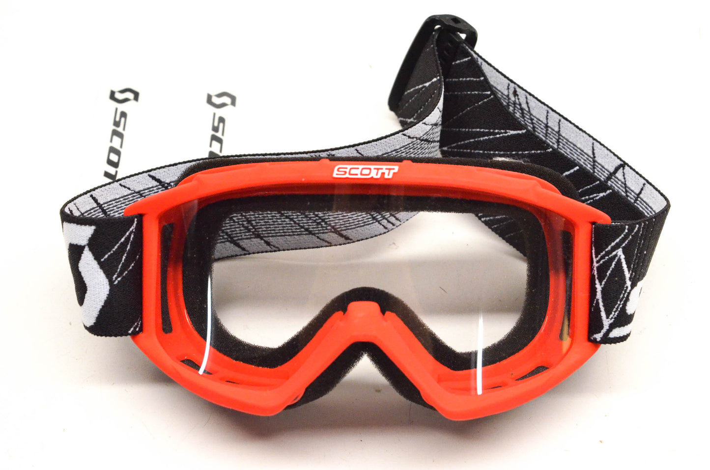 Scott 217800-0004041 Red 89Si Clear Lens Junior Googles NOS