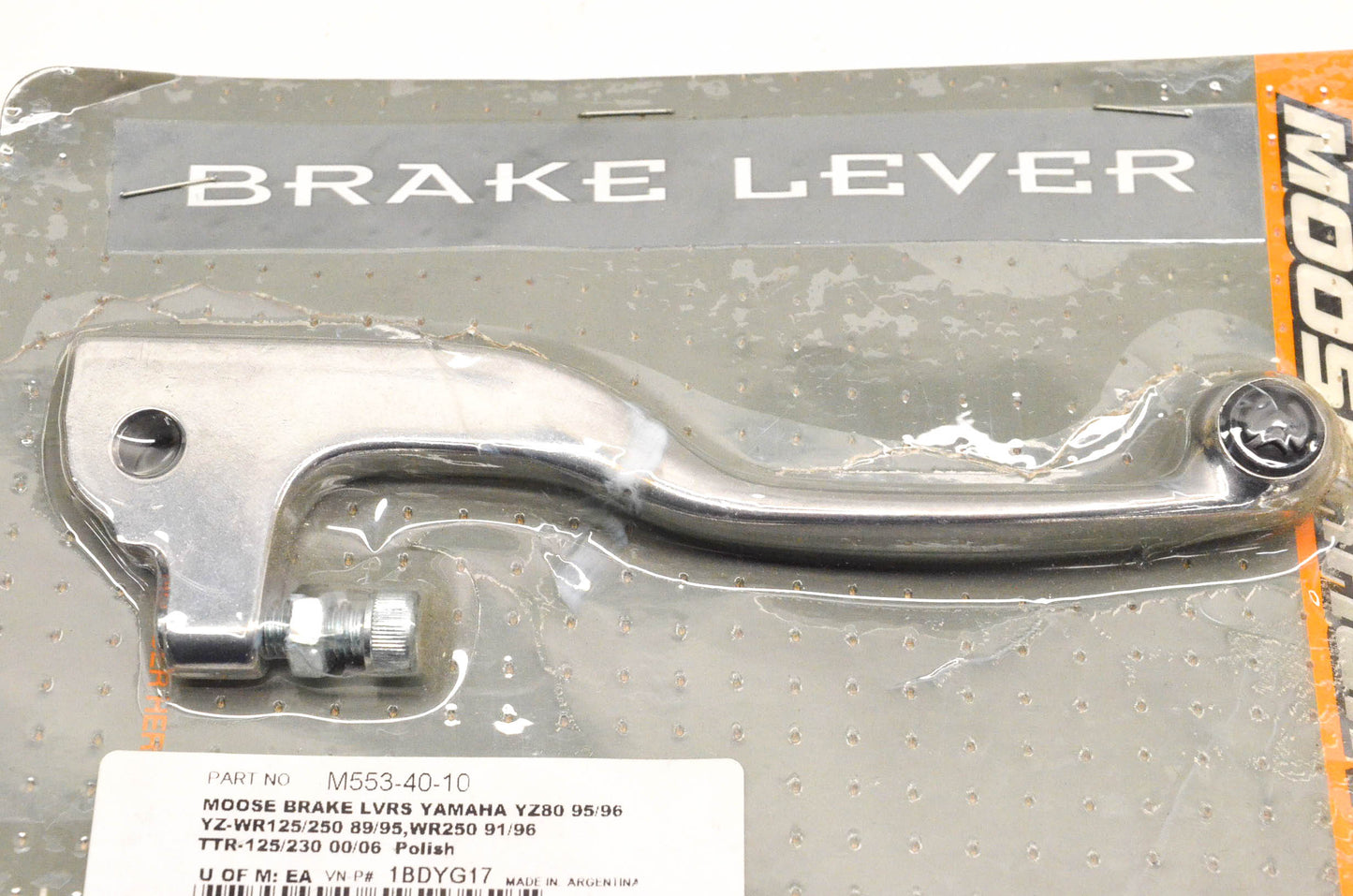 Moose Racing M553-40-10, 1BDYG17 Brake Lever NOS