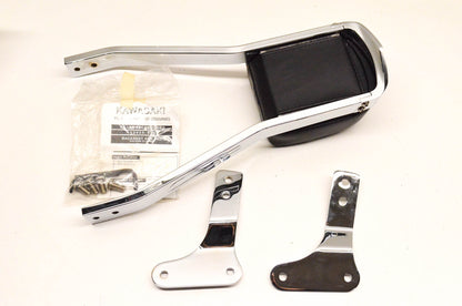New OEM Kawasaki K53020-228 Classic Billet Backrest Kit NOS