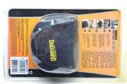 Onguard 8054Y, 53-8054Y Boxer Series Yellow Disc Lock NOS