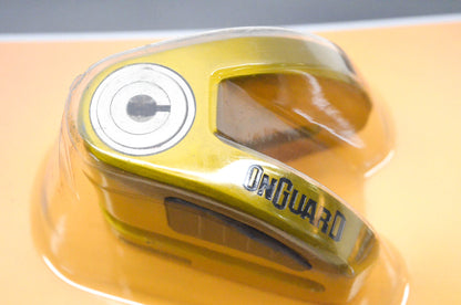 Onguard 8051Y Boxer Series Yellow Disc Lock NOS