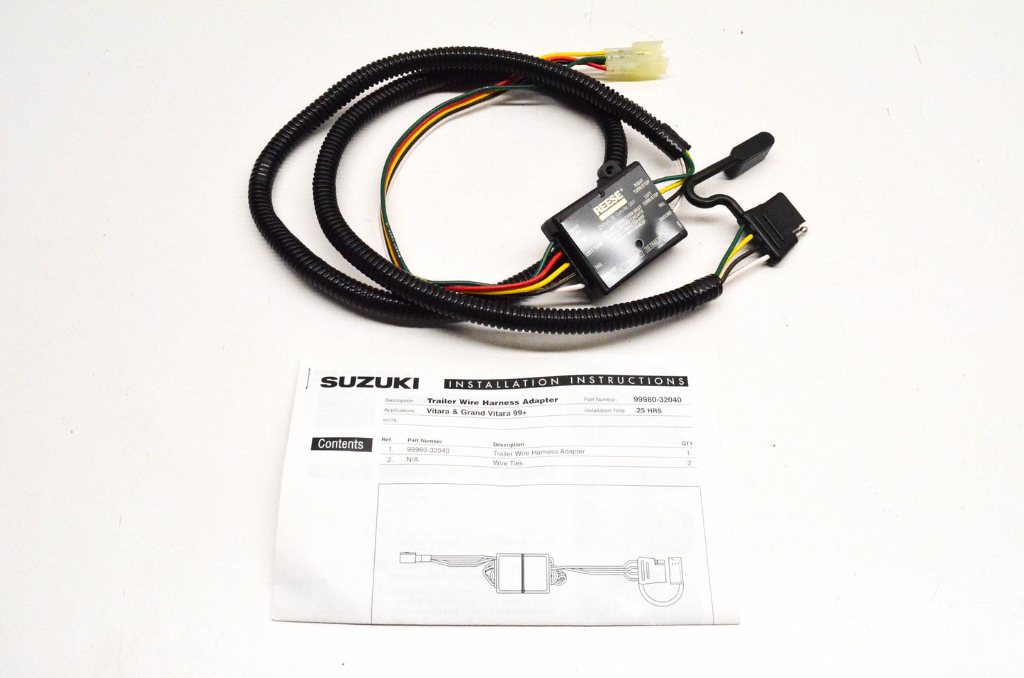 New OEM Suzuki 99980-32040, 99980-32041 Trailer Wire Harness Adapter NOS