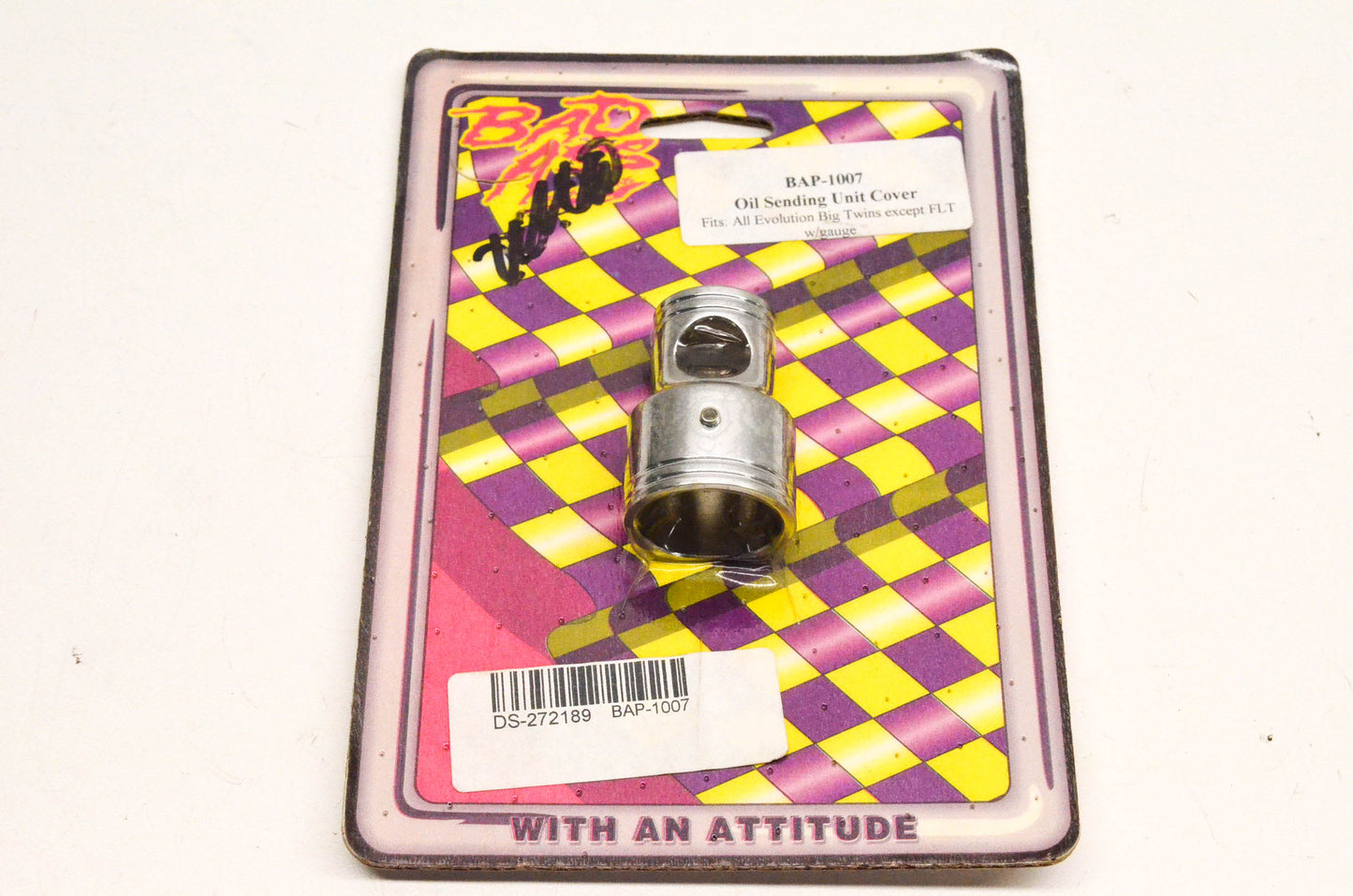 Bad Ass Productions BAP-1007, DS-272189, DS272189 Oil Sending Unit Cover NOS