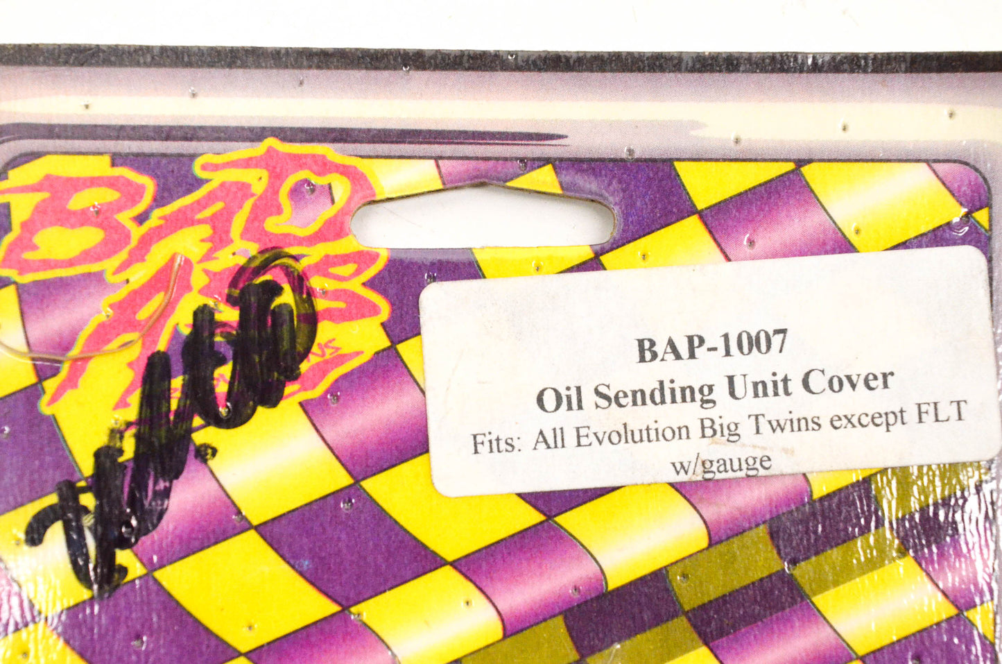 Bad Ass Productions BAP-1007, DS-272189, DS272189 Oil Sending Unit Cover NOS