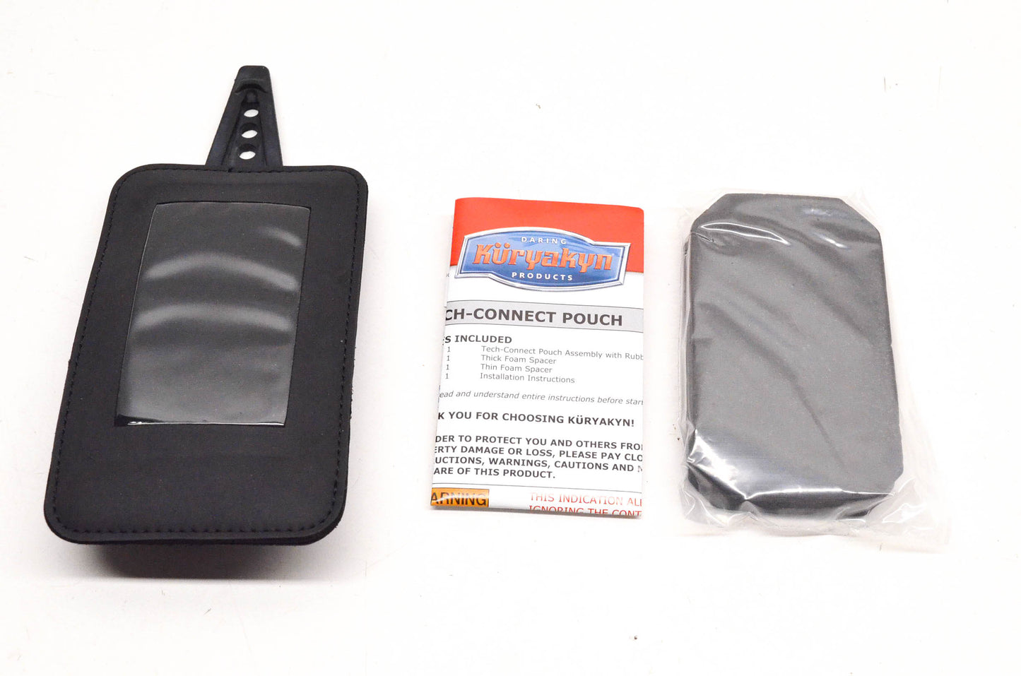 Kuryakyn 4127 Tech Connect Pouch With Rubber Strap NOS