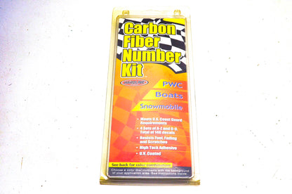 Hardline YEBKG300 Carbon Fiber Number Kit NOS
