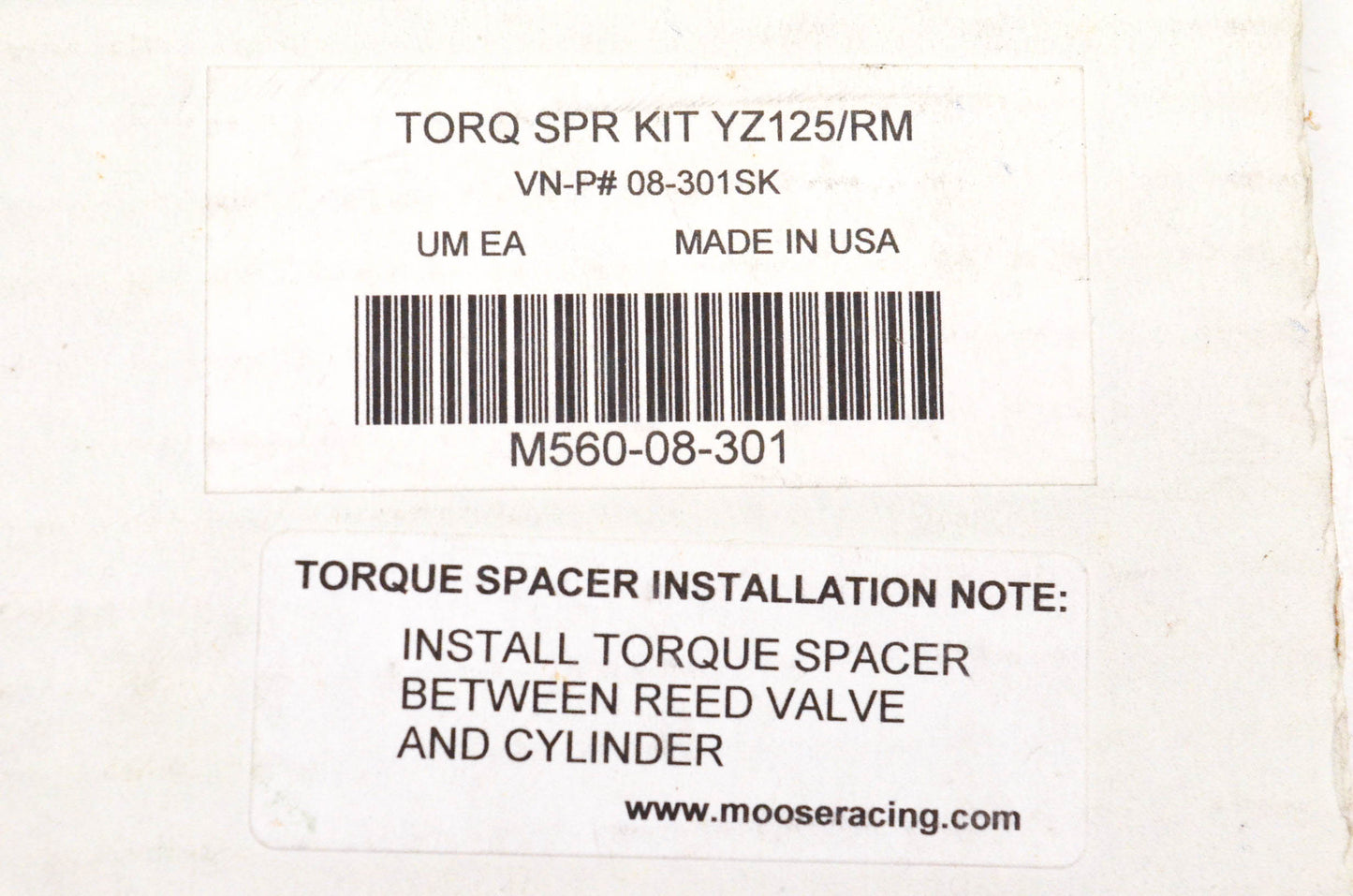 Moose Racing M560-08-301, 08-301SK Torque Spacer Kit NOS