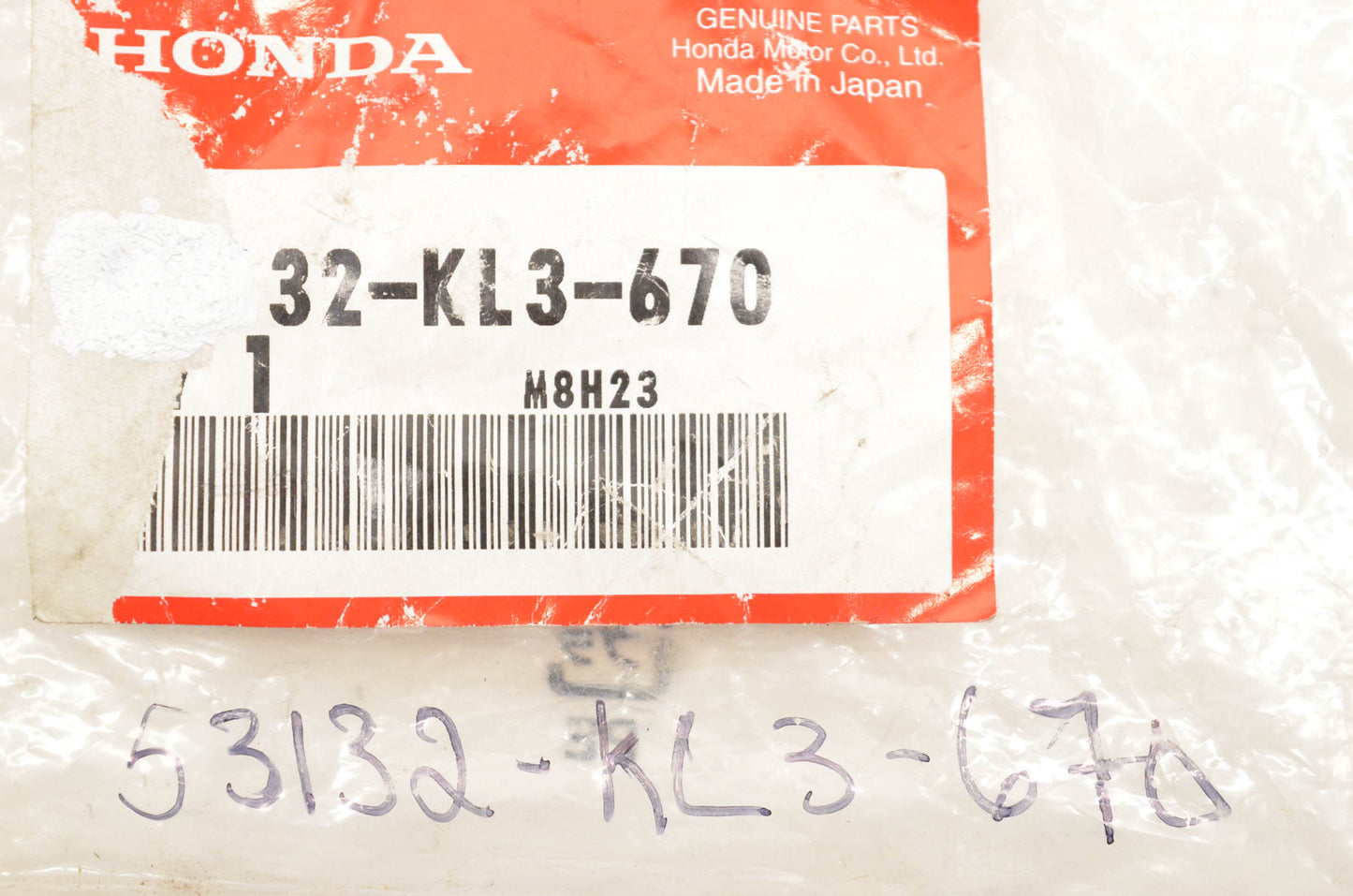 New OEM Honda 53132-KL3-670 Handlebar Mount Holder NOS
