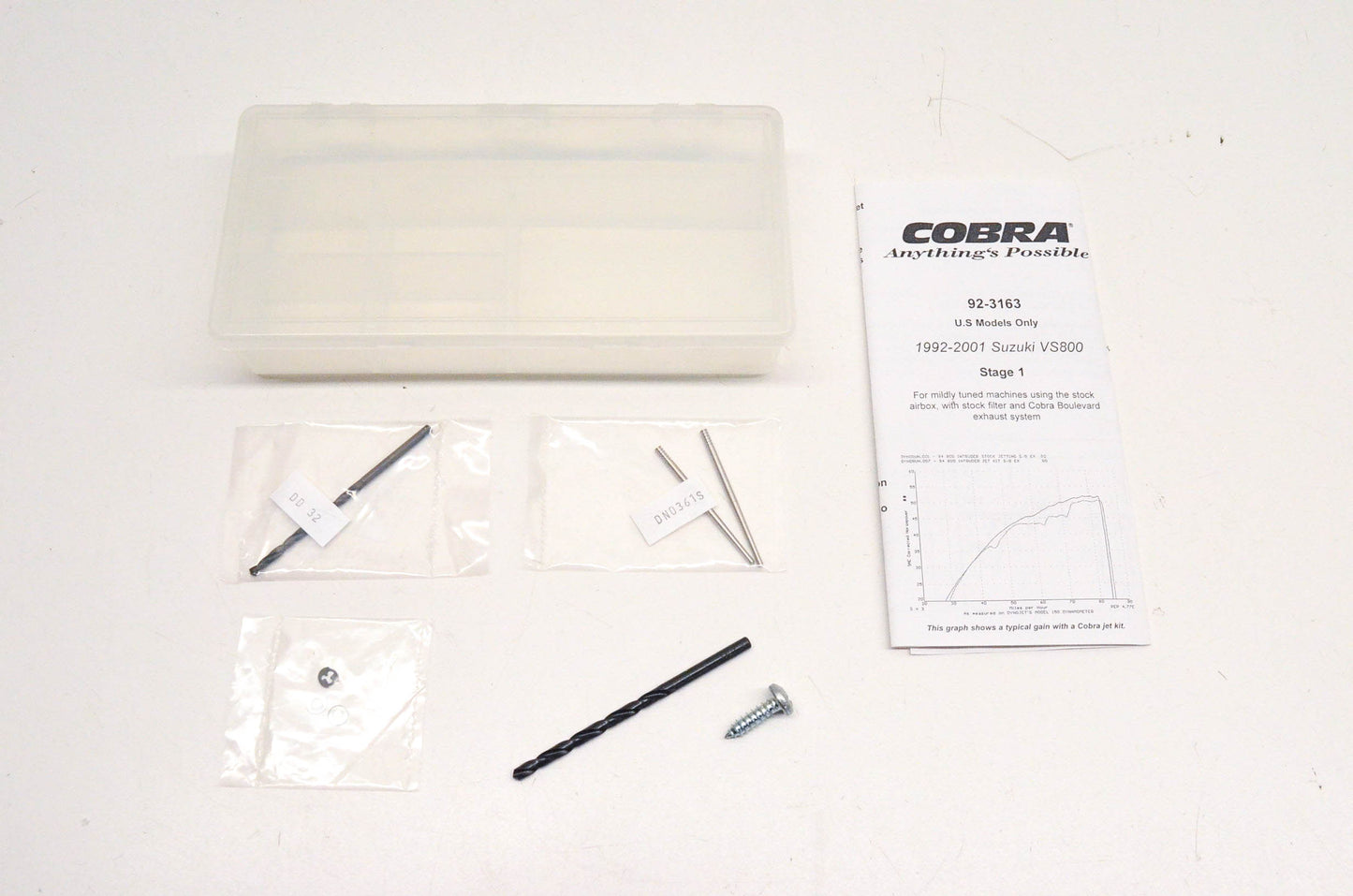 Cobra 92-3163 Jet Kit NOS