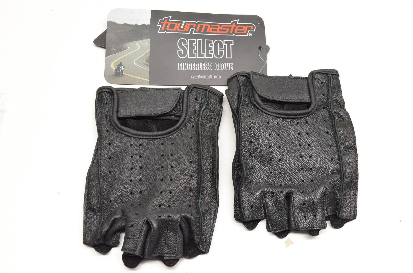 Tourmaster 8412-0105-06 Select Fingerless Large Gloves NOS