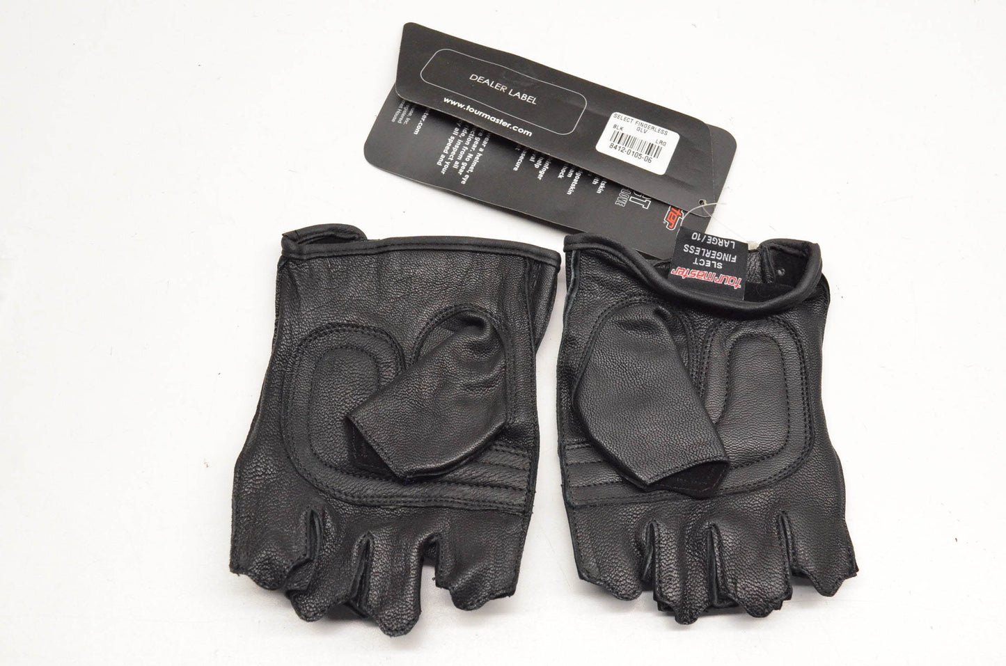 Tourmaster 8412-0105-06 Select Fingerless Large Gloves NOS