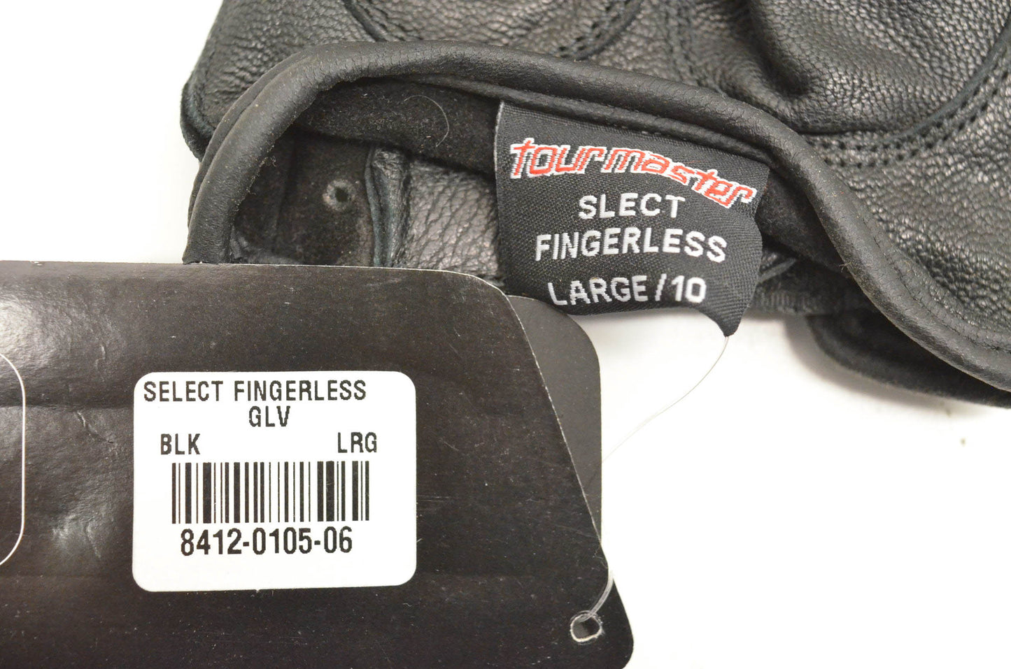 Tourmaster 8412-0105-06 Select Fingerless Large Gloves NOS