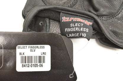 Tourmaster 8412-0105-06 Select Fingerless Large Gloves NOS