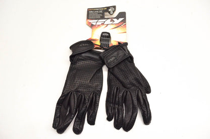 Fly 476-0020 Rumble Perforated Medium Black Gloves NOS