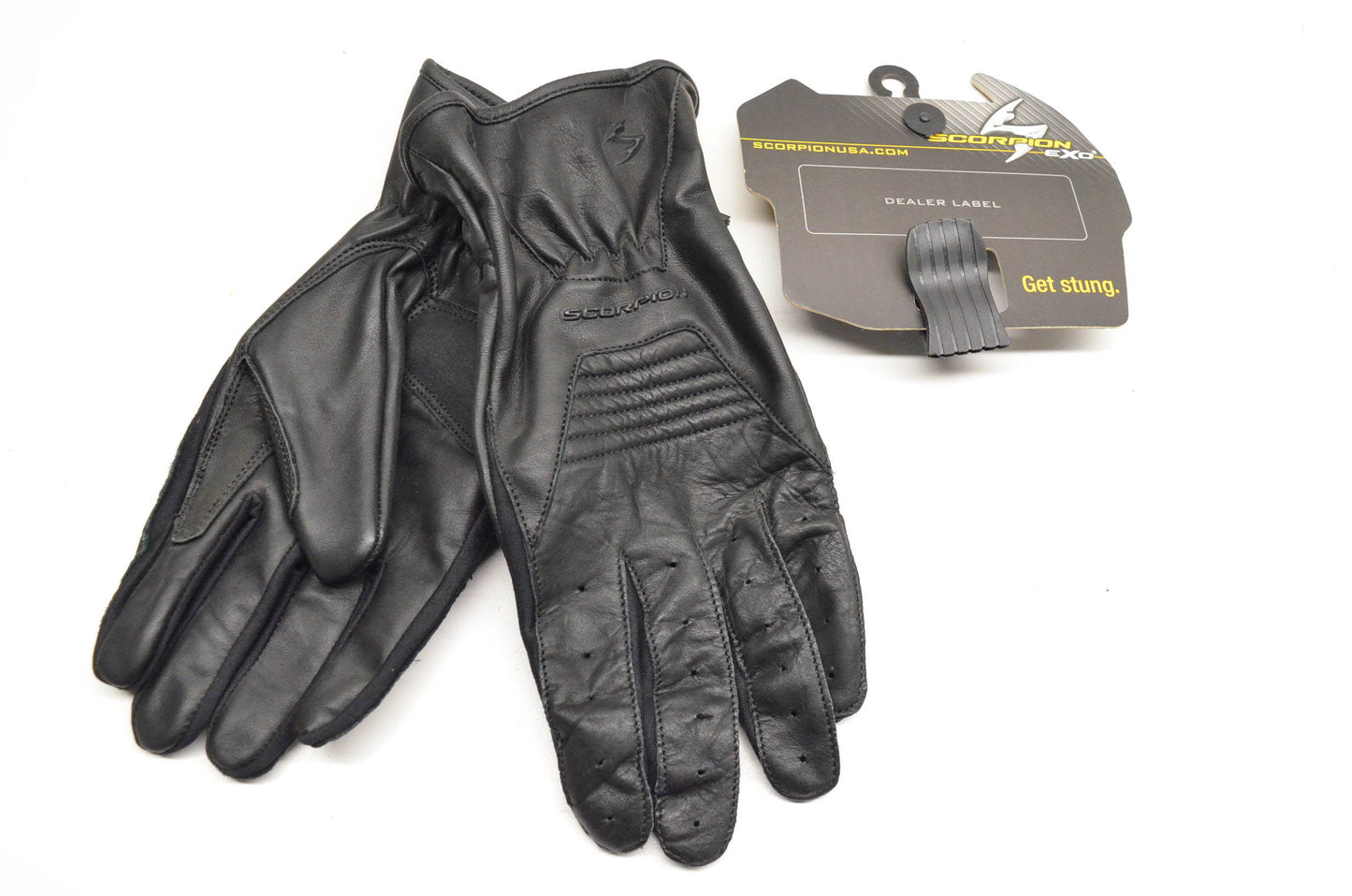Scorpion G14-035 Exo Full Cut Large Black Gloves NOS