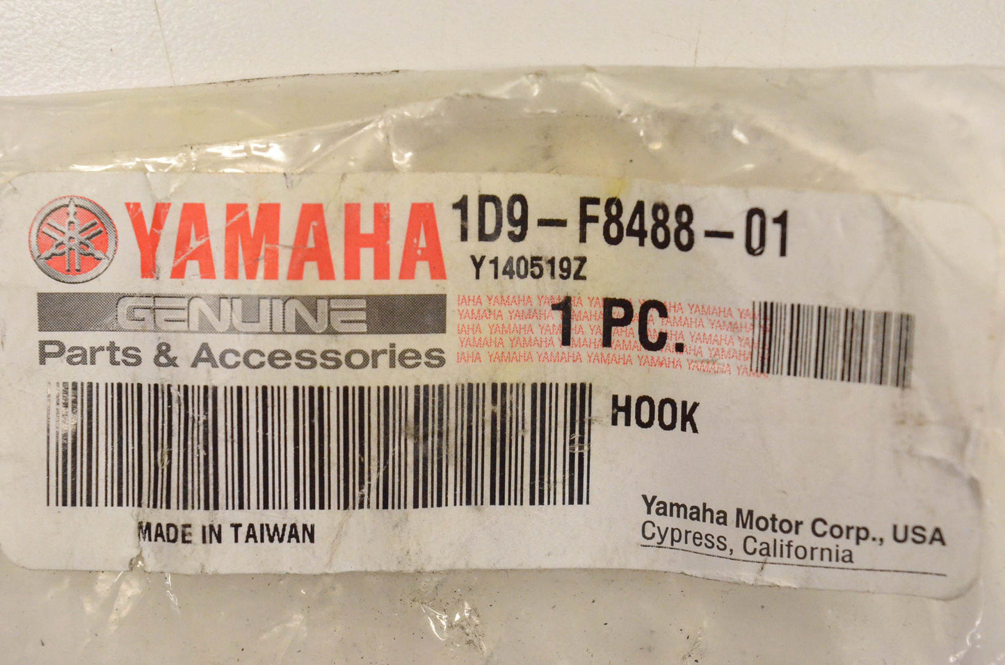 New OEM Yamaha 1D9-F8488-01-00 Hitch Hook Mount NOS