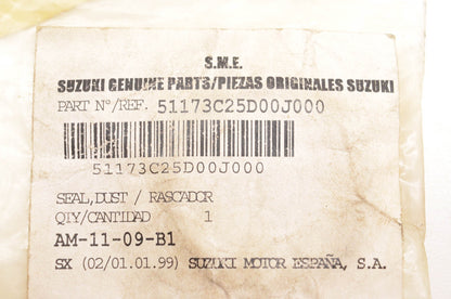 New OEM Suzuki 51173C25D00J000 Dust Seal NOS