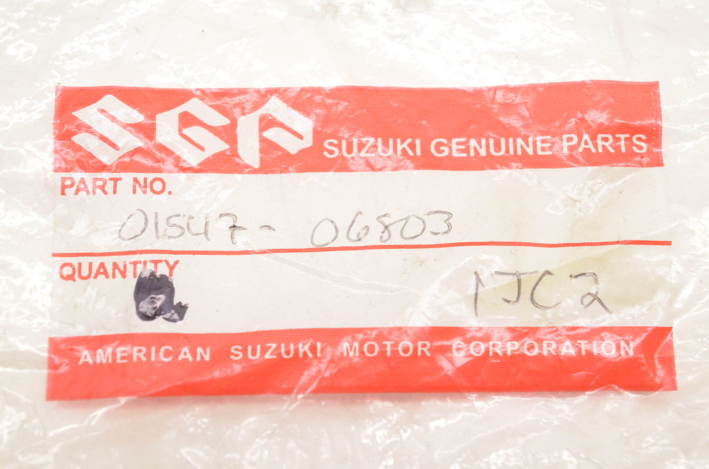 New OEM Suzuki 01547-06803 Bolt NOS