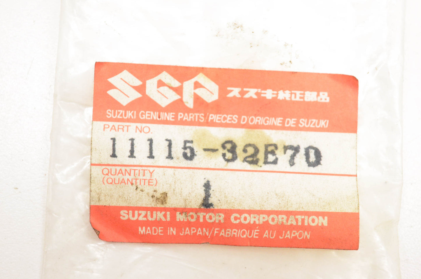 New OEM Suzuki 11115-32E70 Valve Guide NOS