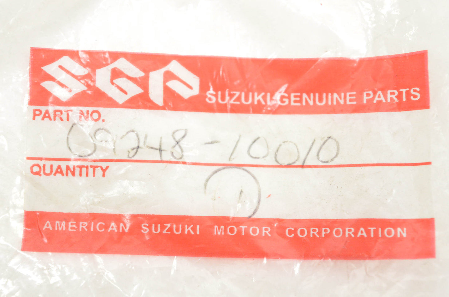 New OEM Suzuki 09248-10010 Plug Bolt NOS