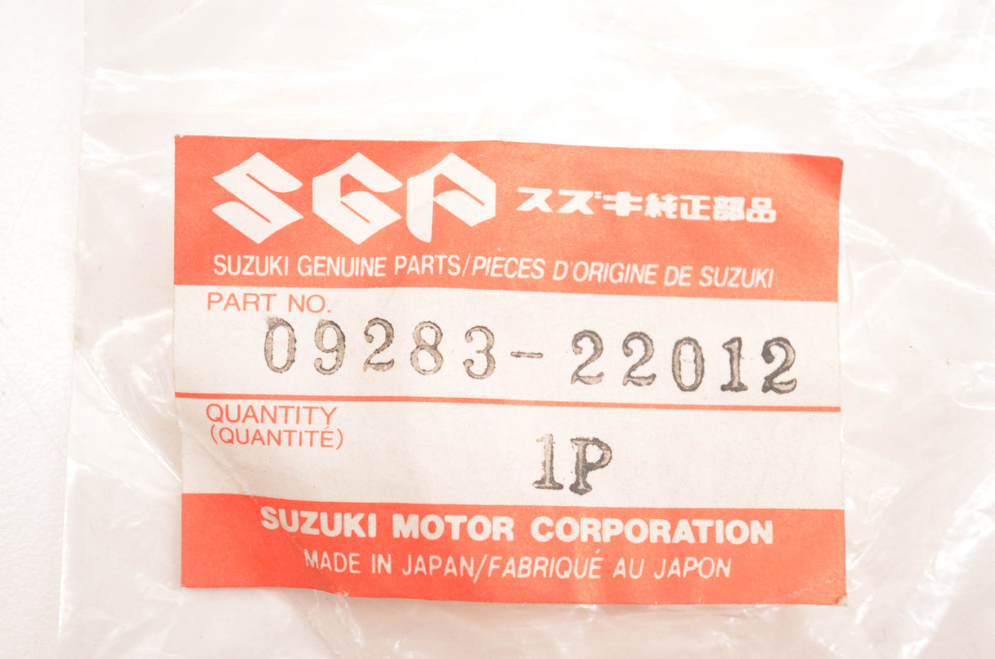 New OEM Suzuki 09283-22012 Oil Seal NOS