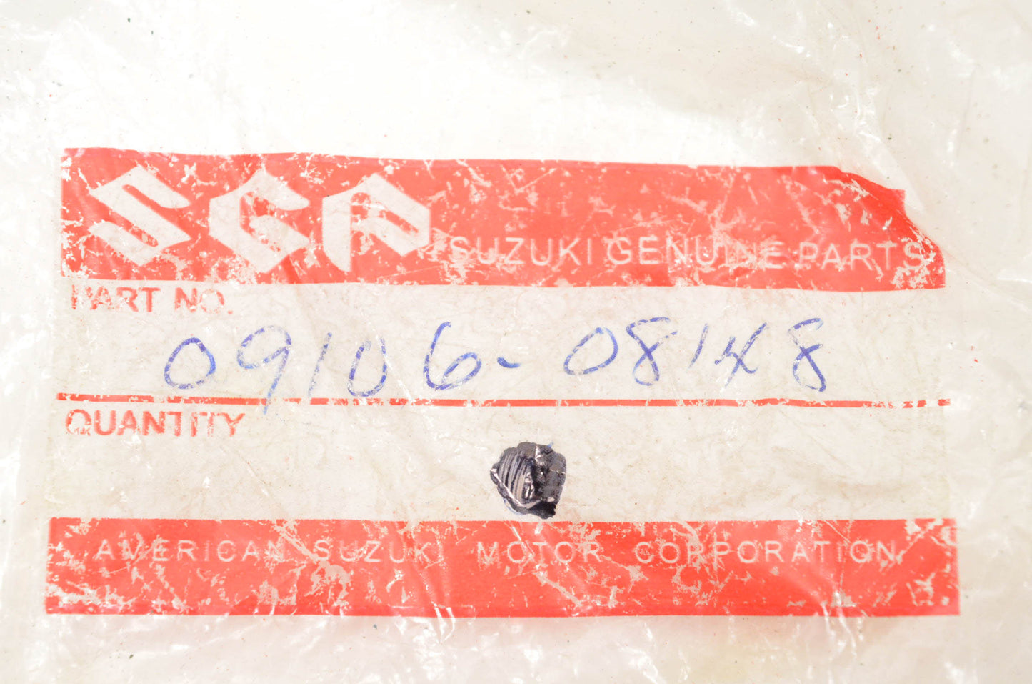 New OEM Suzuki 09106-08148 Bolts Qty 3 NOS