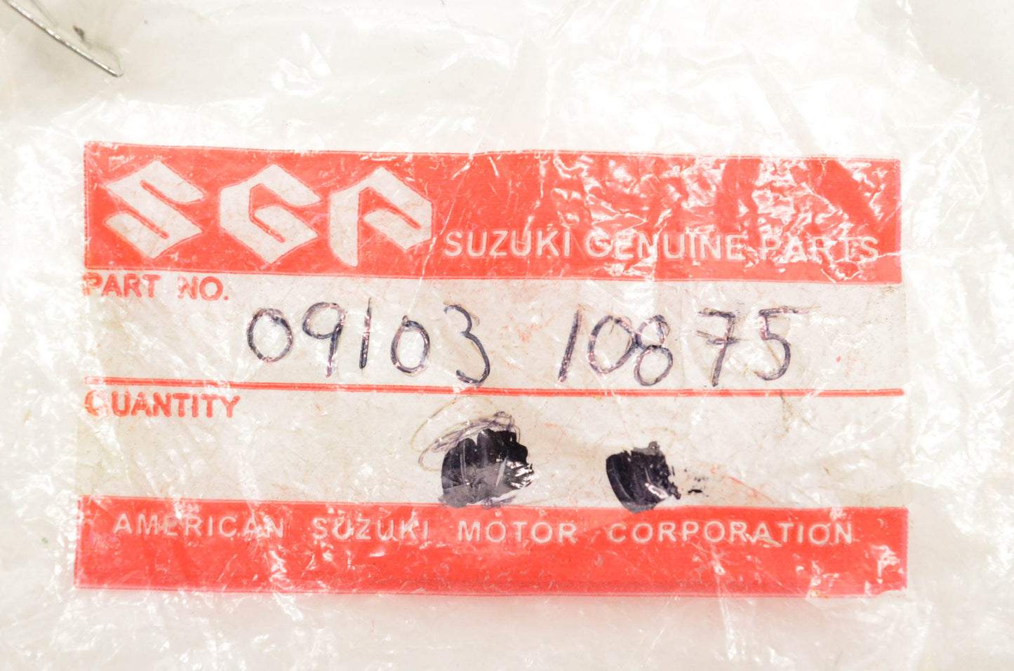 New OEM Suzuki 09103-10275 Foot Peg Bolt NOS