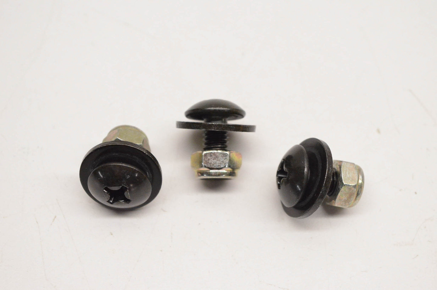 New OEM Suzuki 09136-06004 Screws With Washer And Nut Qty 3 NOS
